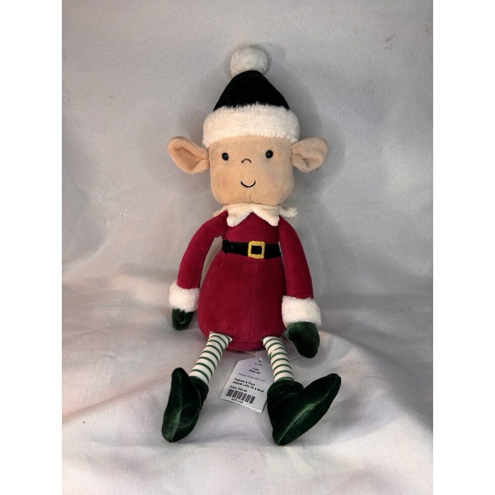 Authentic Jellycat Eldo Elf Plush, 11.8" Tall, ELD2E New With Tags